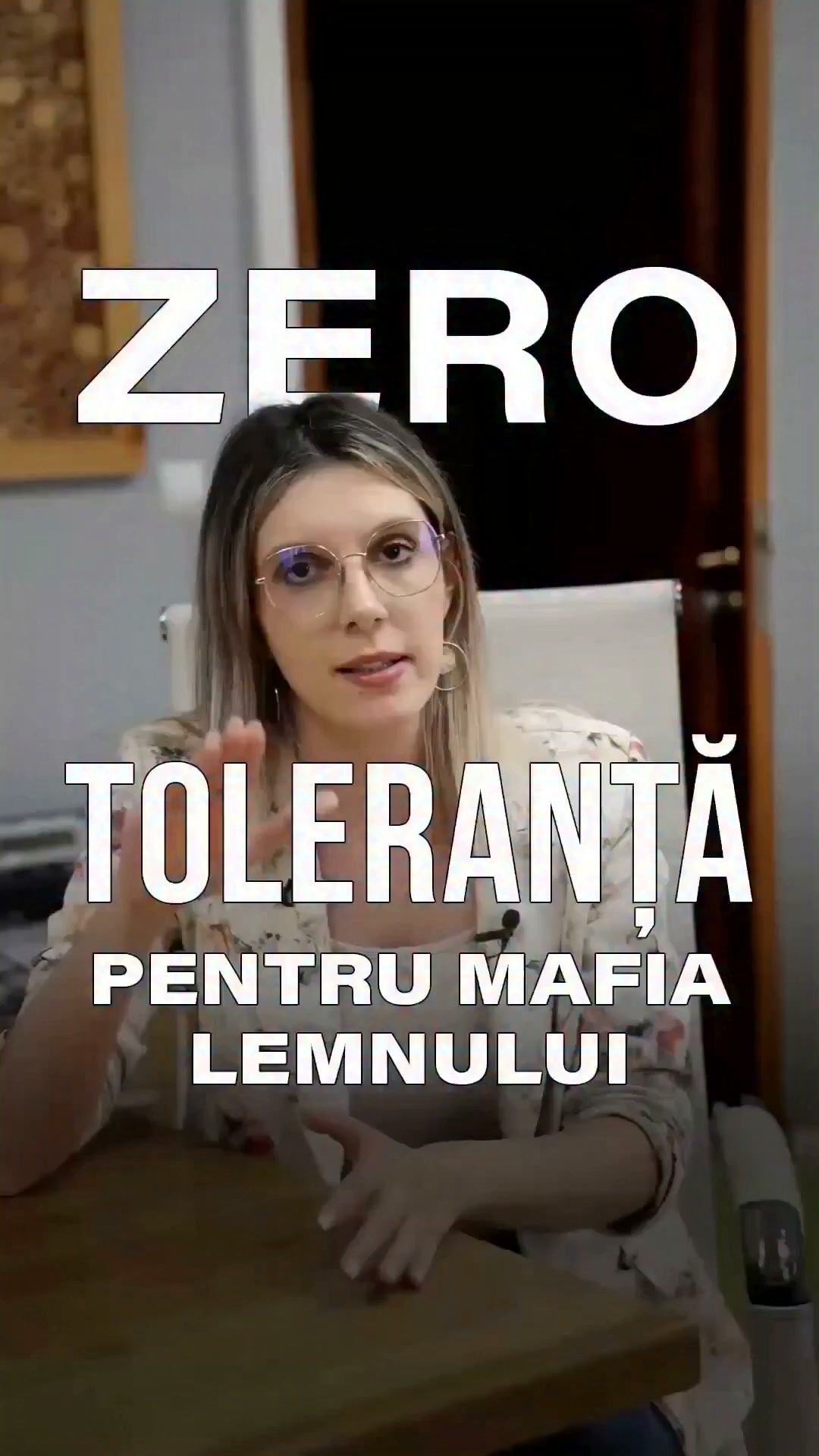 Diana Buzoianu, ministrul Mediului, cu mesajul „Zero toleranță pentru mafia lemnului”