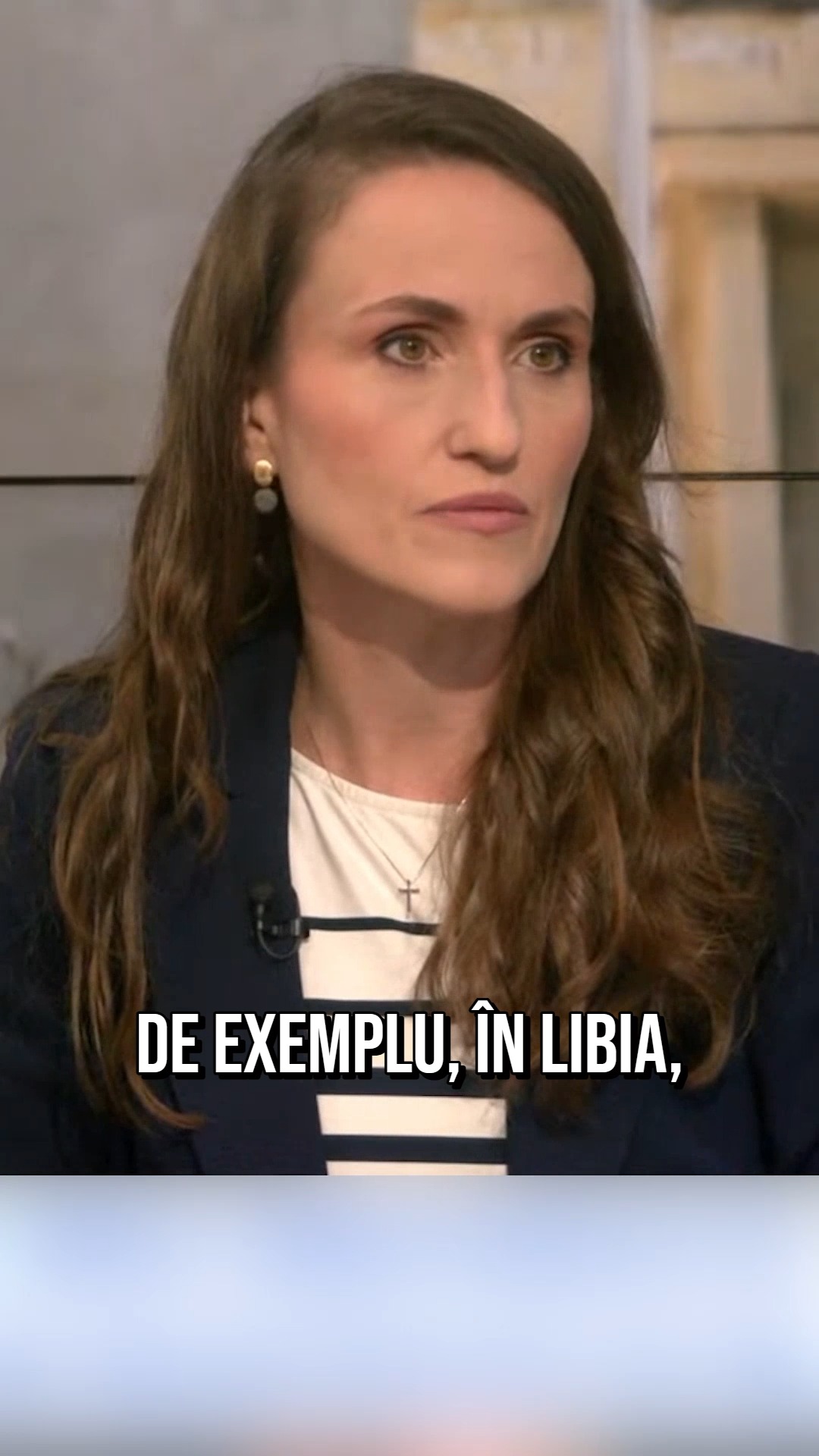 Oana Țoiu, ministra Afacerilor Externe, explică într-o intervenție video rezultatele auditului MAE, dând ca exemplu Libia.